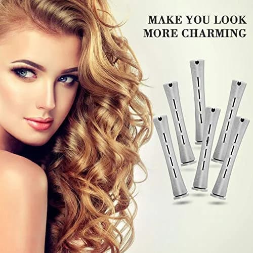 WILLBOND Hair Perm Rods 36 Pcs, Gray, 0.59 Inch | Easy Curling, Safe & Reusable thumbnail 5