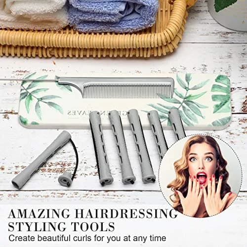WILLBOND Hair Perm Rods 36 Pcs, Gray, 0.59 Inch | Easy Curling, Safe & Reusable thumbnail 6