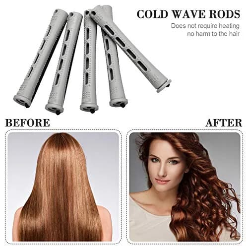 WILLBOND Hair Perm Rods 36 Pcs, Gray, 0.59 Inch | Easy Curling, Safe & Reusable thumbnail 4