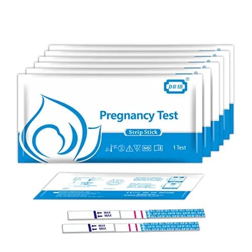 DAVID Pregnancy Test Strips, HCG Urine Test Kit, 10 Count | Early Detection & Accurate Results thumbnail 5