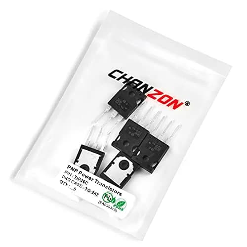 CHANZON TIP36C PNP Power BJT Bipolar Junction Transistor | High Gain, TO-247, 100V, 25A thumbnail 1