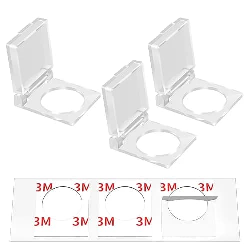 DAIERTEK 19mm Transparent Push Button Switch Safety Cover Guard (3-Pack) | Protects Against Dust, Water, and Accidental Activation thumbnail 1