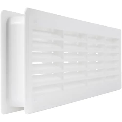 Vent Systems White Plastic Door Air Vent Cover Grill 45cm (18" x 5") | Improves Airflow Between Rooms thumbnail 7
