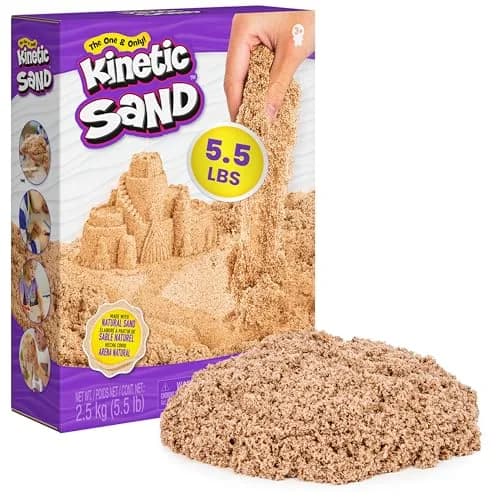Kinetic Sand 2.5kg (5.5lb) Brown Sand | Sensory Play for Ages 3+ thumbnail 1