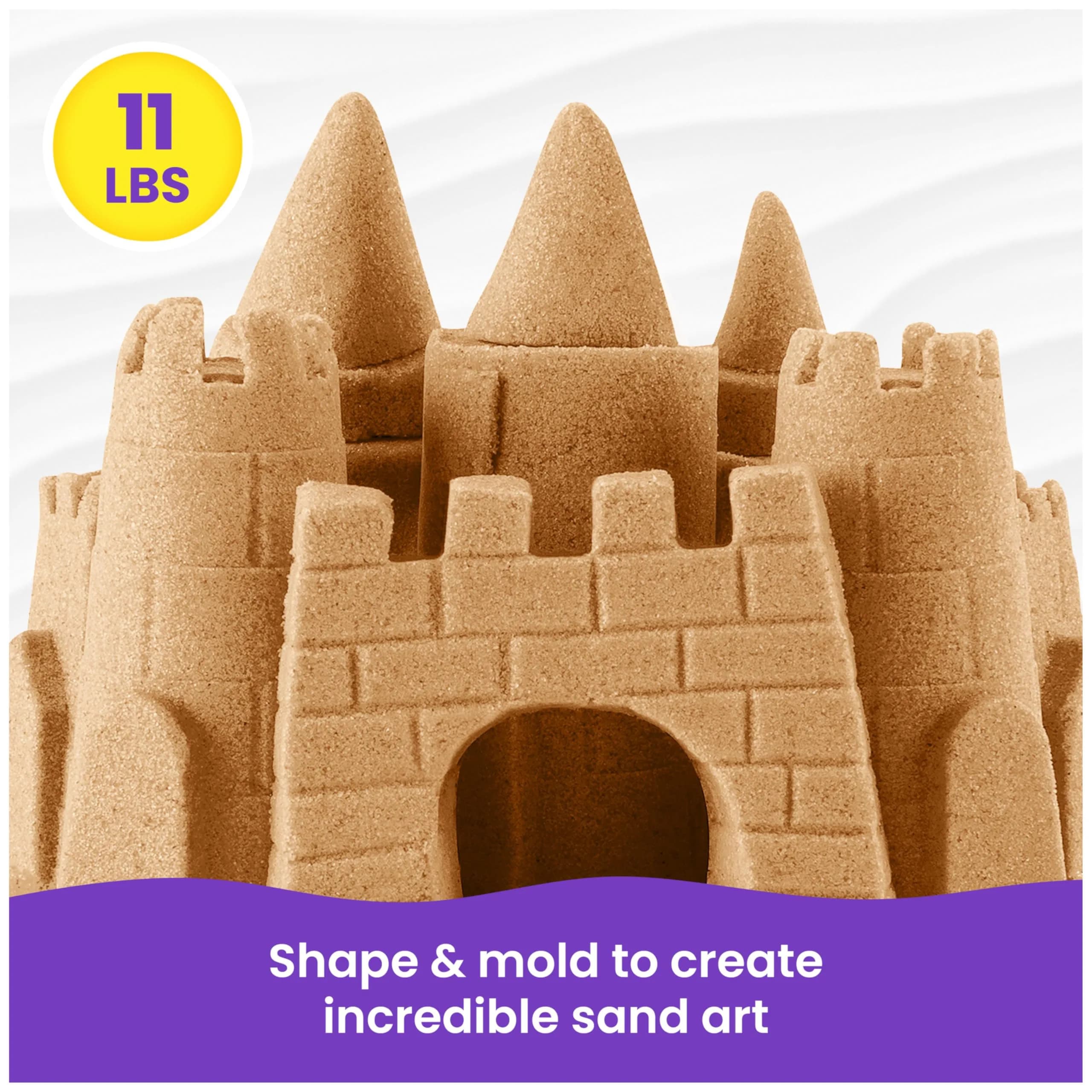 Kinetic Sand Natural Brown Play Sand 5kg (11lb) | Sensory Toy for Ages 3+ - view 3