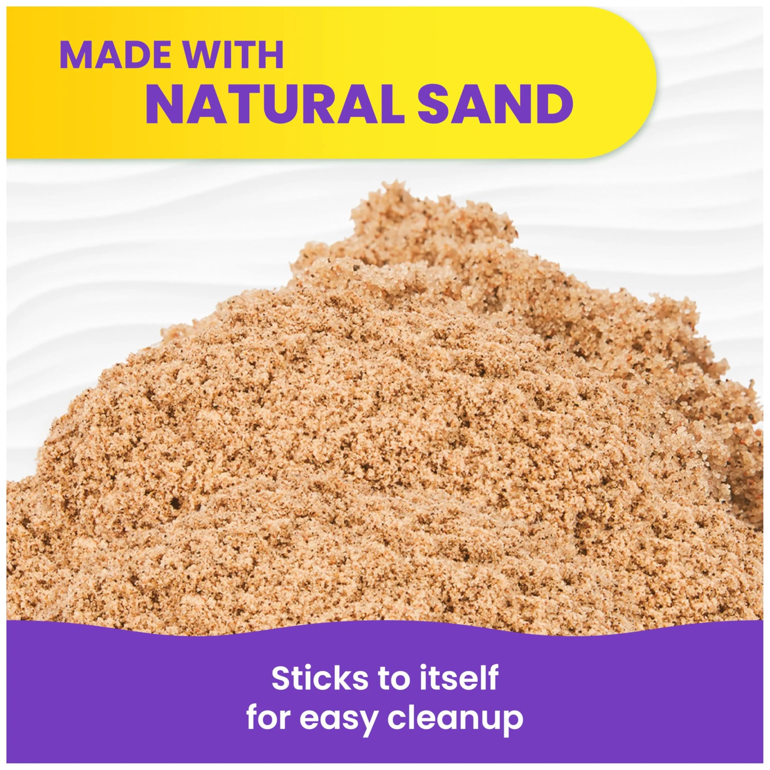 Kinetic Sand Natural Brown Play Sand 5kg (11lb) | Sensory Toy for Ages 3+ - view 4