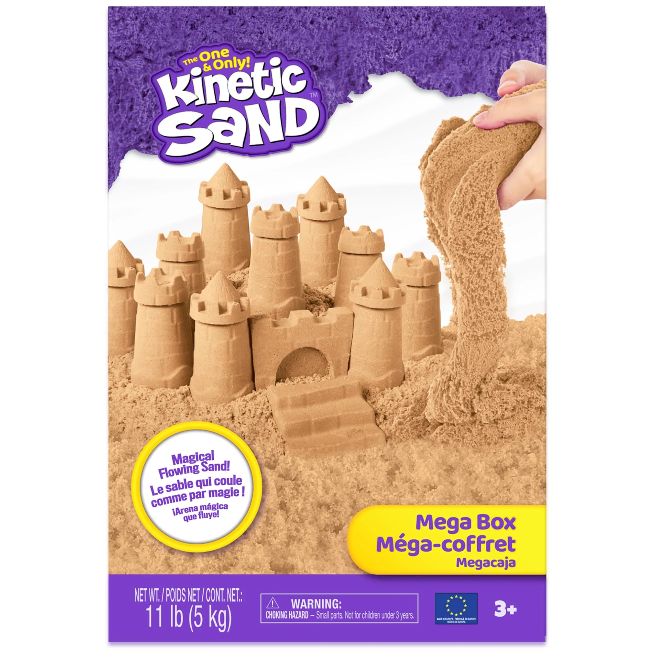 Kinetic Sand Natural Brown Play Sand 5kg (11lb) | Sensory Toy for Ages 3+ - view 8