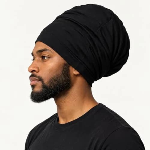 KLY Groups Loc Cap 2 Pack, Regular Spandex Dread Cap for Dreadlocks | Snug Fit for Shoulder-Length Locs, Starter Locs, Braids & Twists thumbnail 4