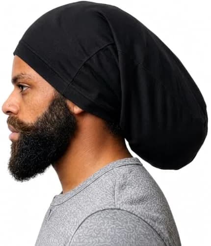 KLY Groups Loc Cap 2 Pack, Regular Spandex Dread Cap for Dreadlocks | Snug Fit for Shoulder-Length Locs, Starter Locs, Braids & Twists thumbnail 9