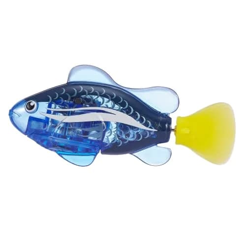 Robo Alive Robo Fish Robotic Swimming Fish 2 Pack (Blue + Red) | Water Activated Color Change Toy thumbnail 4