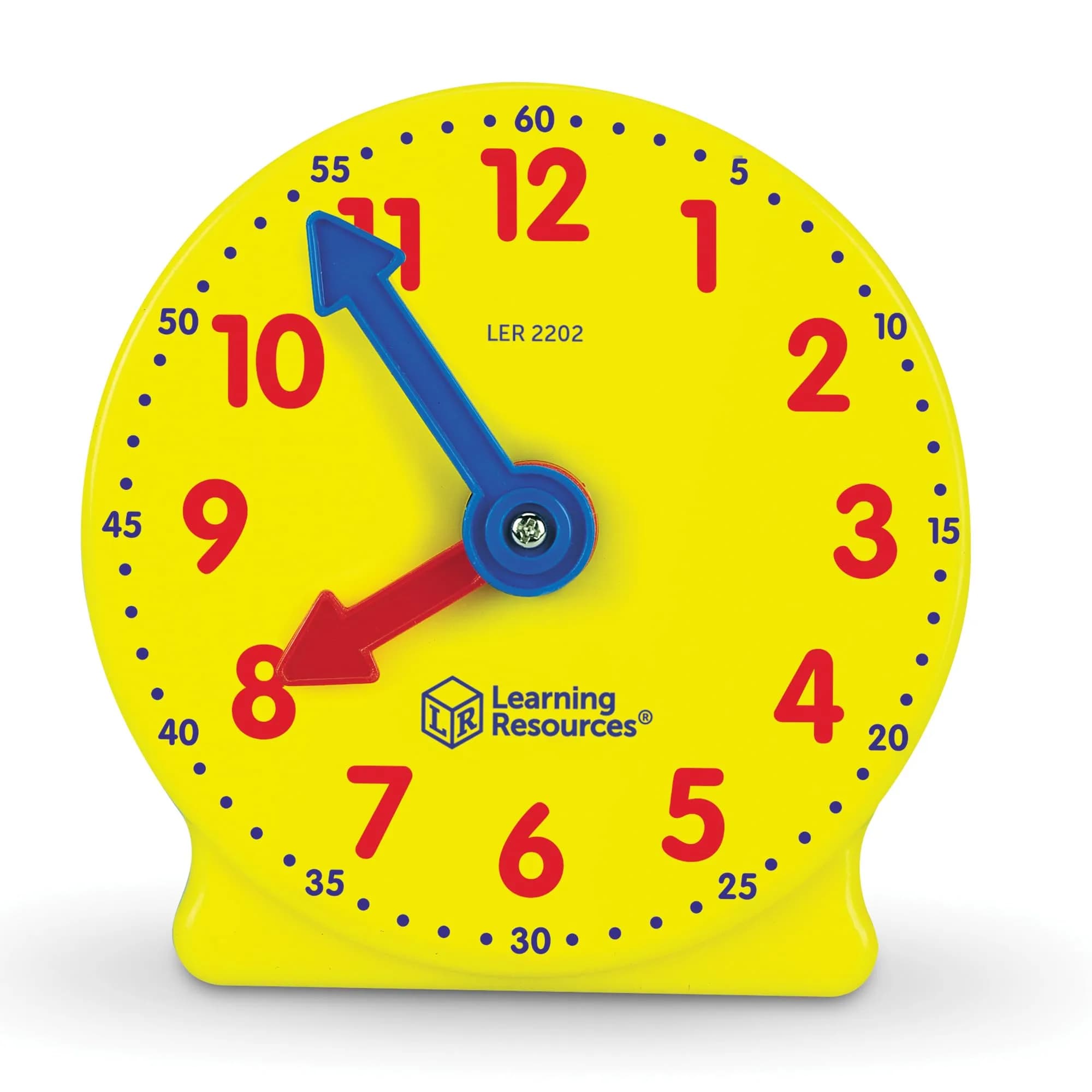 Learning Resources Big Time Mini Clock 10cm (4") | Educational Teaching Clock with Hidden Gears