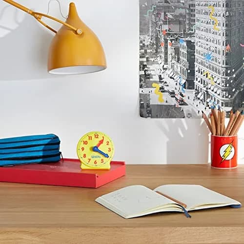 Learning Resources Big Time Mini Clock 10cm (4") | Educational Teaching Clock with Hidden Gears thumbnail 2