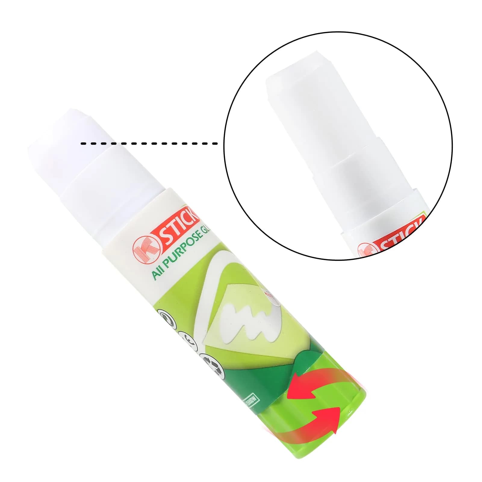 ACEIRMC 3D Printer Glue Stick - Pack of 6 (21g Each) | Non-Toxic, Washable, Anti-Tilt - view 2