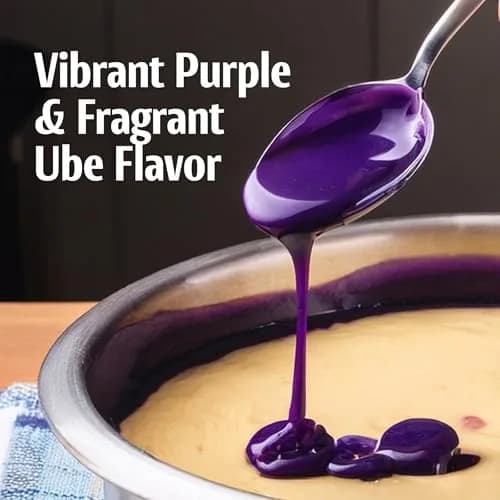 Jans Ube Flavored Sweetened Condensed Creamer 26.8 oz (2x13.4 oz Cans) | Authentic USA Import for Desserts & Baking thumbnail 5
