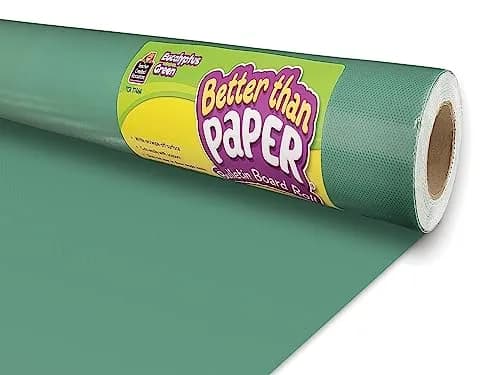 Teacher Created Resources Eucalyptus Green Better Than Paper Bulletin Board Roll | Quick, Durable & Reusable (70-120 chars) thumbnail 1