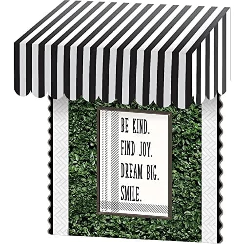 Teacher Created Resources Black & White Stripes Awning (TCR77505) | Classroom Decor with 3D Glamour (70-120 chars) thumbnail 4