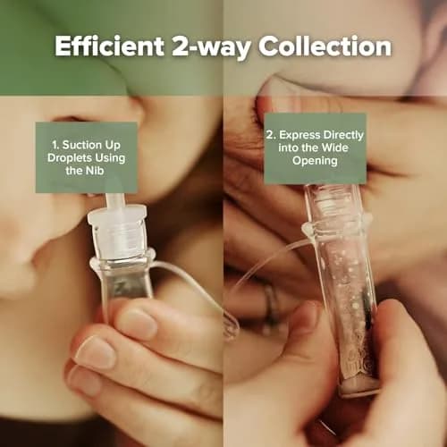 haakaa Colostrum Collector with Storage Case | 6 Pack, 4ml Silicone Breastfeeding Tool thumbnail 5