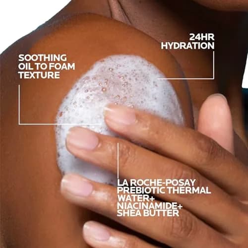 La Roche-Posay Lipikar AP+ Gentle Foaming Cleansing Oil, Refill, 13.52oz | Hydrates & Soothes Sensitive Skin thumbnail 3