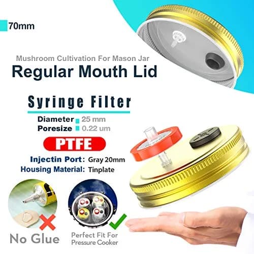 Biomed Solutions Regular Mouth Mushroom Liquid Culture Lids 70mm (6-Pack) | Autoclavable & Reusable for Mycology thumbnail 3