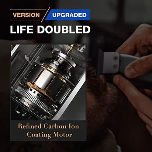 SUPRENT PRO Hair Clippers for Men 15 Piece Set | Zero Gap T-Blade & LED Display thumbnail 4