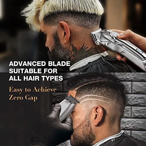 SUPRENT PRO Hair Clippers for Men 15 Piece Set | Zero Gap T-Blade & LED Display thumbnail 7