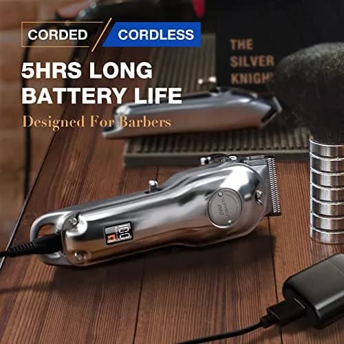 SUPRENT PRO Hair Clippers for Men 15 Piece Set | Zero Gap T-Blade & LED Display thumbnail 2