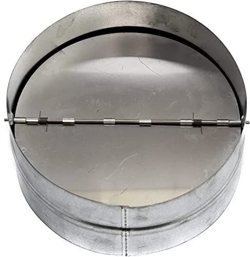Vent Systems 10" Inch Backdraft Damper Galvanized Steel | One-Way Airflow Blocker for HVAC thumbnail 6