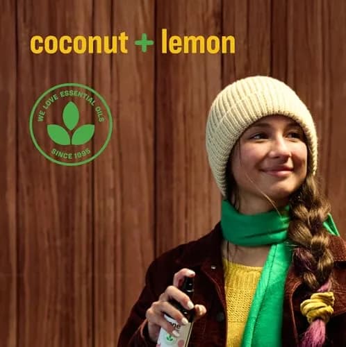 everyone for every body Coconut Lemon Hand Sanitizer Spray 2 oz | Alcohol-Based, Hypoallergenic, Travel Size thumbnail 3