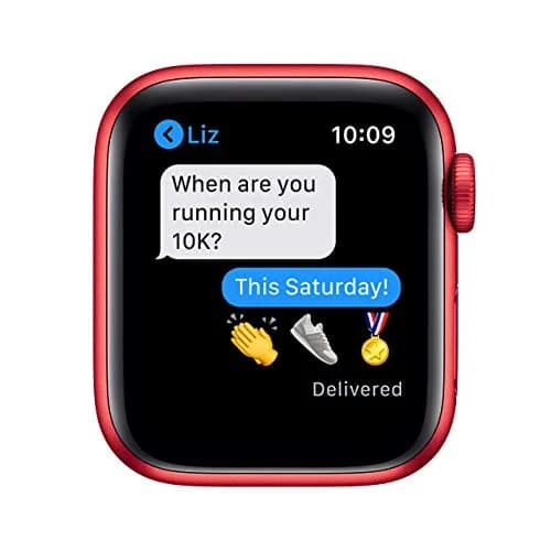 Apple Watch Series 6 GPS 40mm Red Aluminum Case with Red Sport Band | Always-On Retina Display thumbnail 5