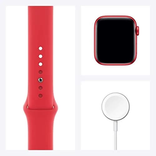 Apple Watch Series 6 GPS 40mm Red Aluminum Case with Red Sport Band | Always-On Retina Display thumbnail 7