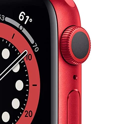 Apple Watch Series 6 GPS 40mm Red Aluminum Case with Red Sport Band | Always-On Retina Display thumbnail 2