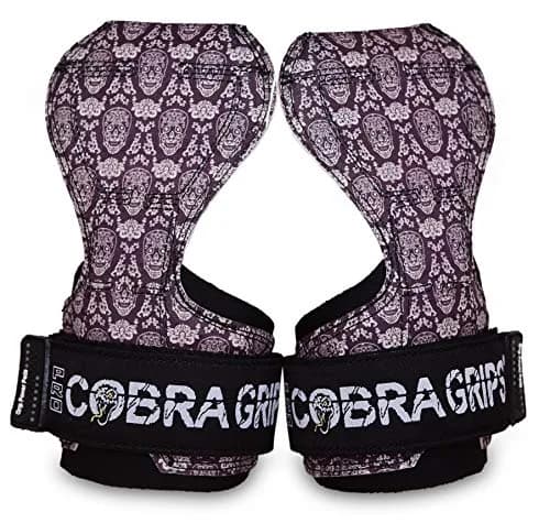 Cobra Grips PRO Skull Weight Lifting Gloves with Wrist Wraps - 5.5 - 8.75" Wrist Size thumbnail 1