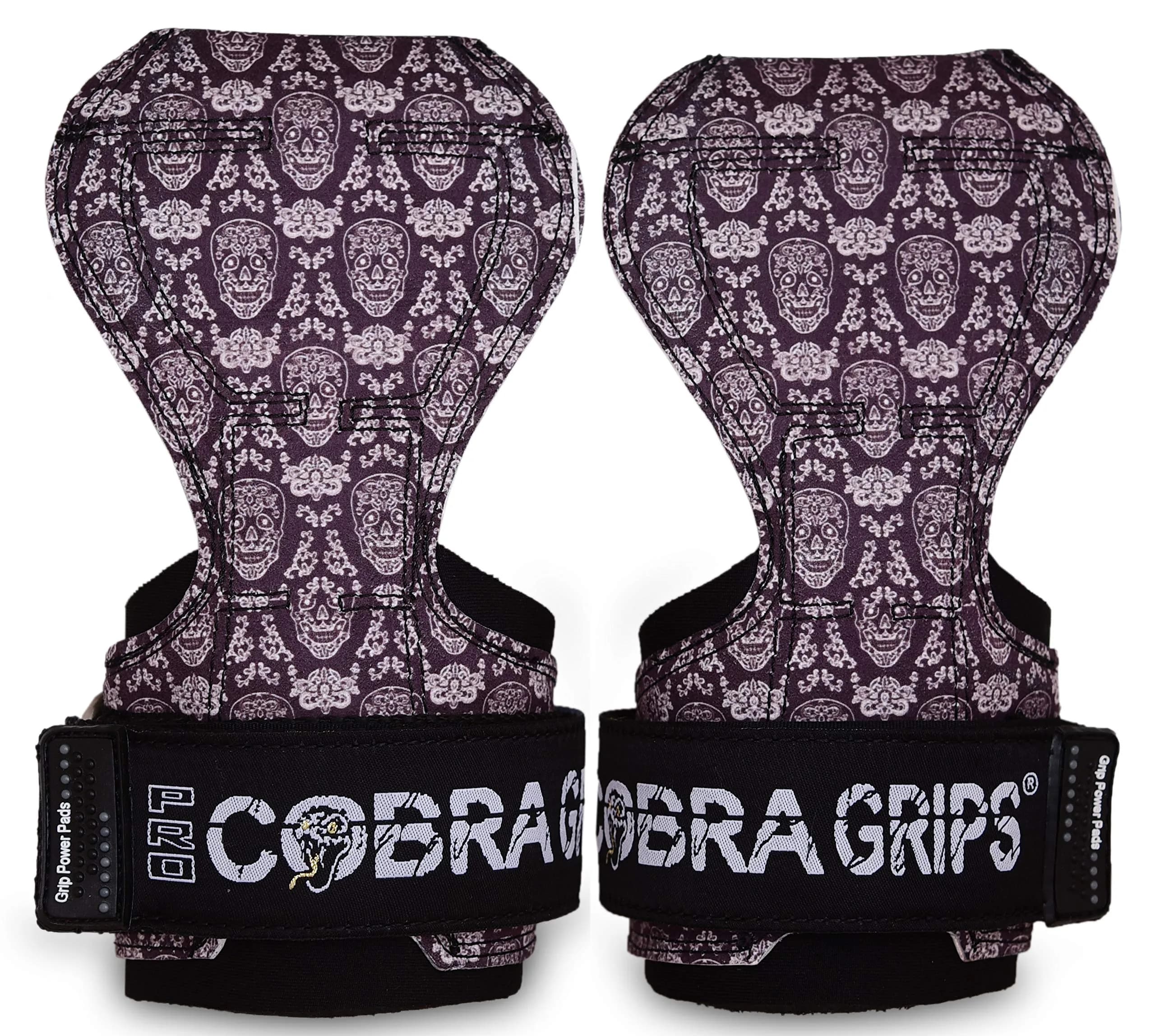 Cobra Grips PRO Skull Weight Lifting Gloves with Wrist Wraps - 5.5 - 8.75" Wrist Size - view 2