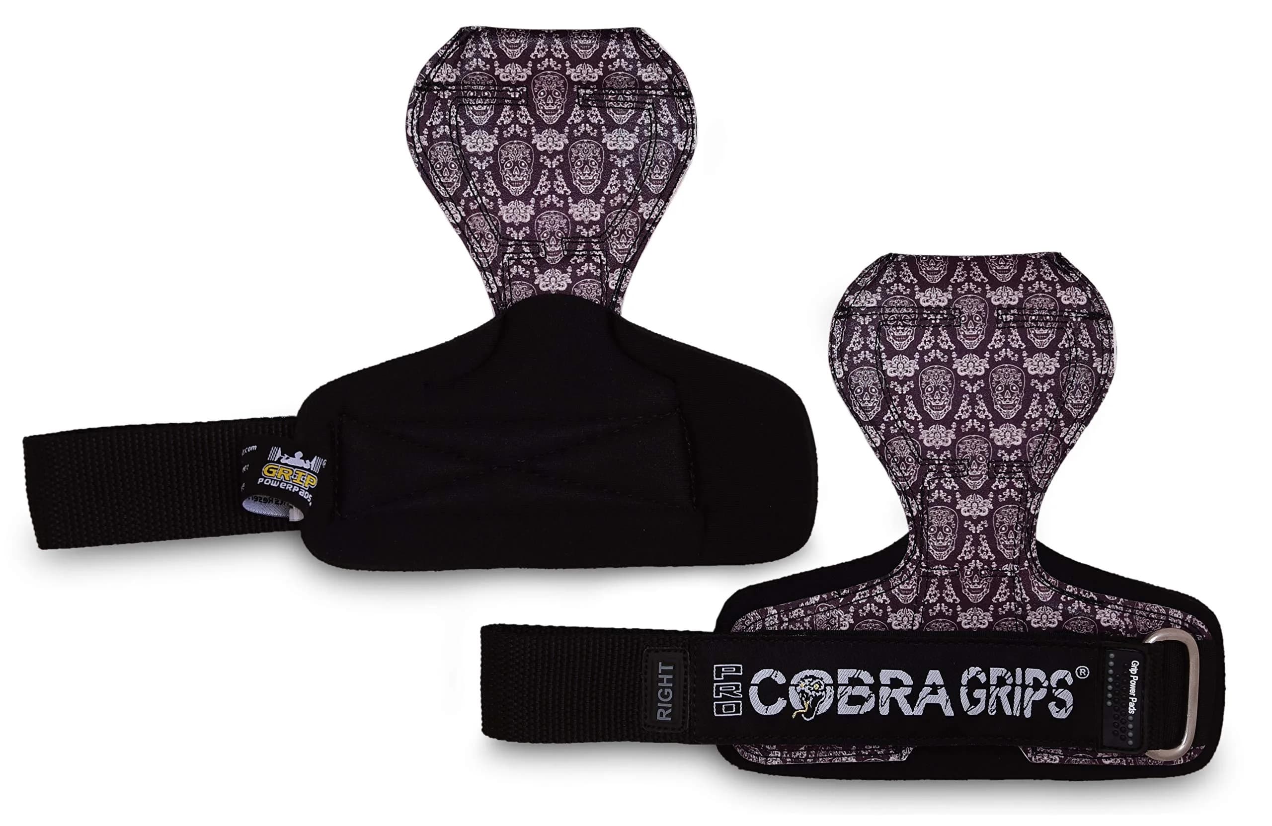 Cobra Grips PRO Skull Weight Lifting Gloves with Wrist Wraps - 5.5 - 8.75" Wrist Size - view 4