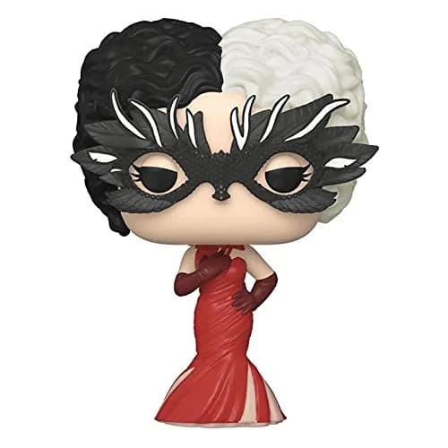 Funko Pop Disney Cruella De Vil in Red Dress Vinyl Figure 9.5 cm (3.75 inches) | Official Collectible Merchandise thumbnail 1