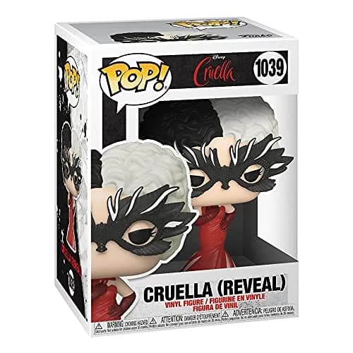 Funko Pop Disney Cruella De Vil in Red Dress Vinyl Figure 9.5 cm (3.75 inches) | Official Collectible Merchandise thumbnail 3