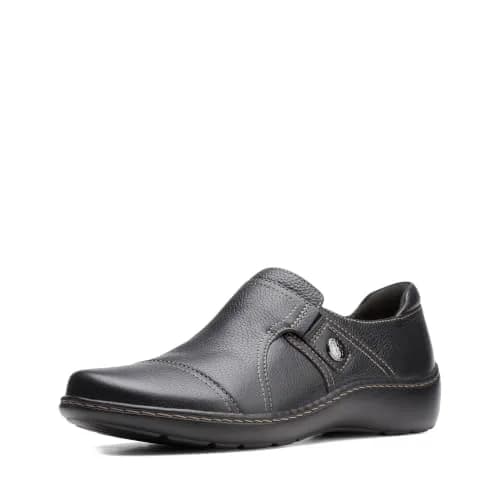 Clarks Women's Cora Poppy Loafer 12 | Slip-On Leather Comfort Shoe thumbnail 1