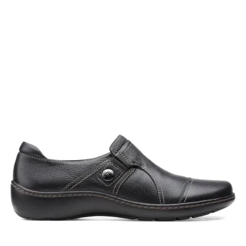 Clarks Women's Cora Poppy Loafer 12 | Slip-On Leather Comfort Shoe thumbnail 2
