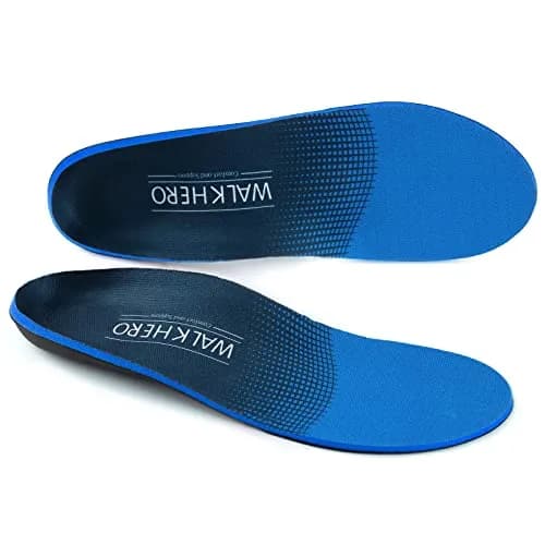 WALK·HERO Arch Support Inserts for Men & Women, Plantar Fasciitis High Arch Support Insoles, Orthotics Shoe Inserts for Flat Feet, Foot Pain Relief Shock Absorption & Cushioning (Men's 15-15.5) - main product image