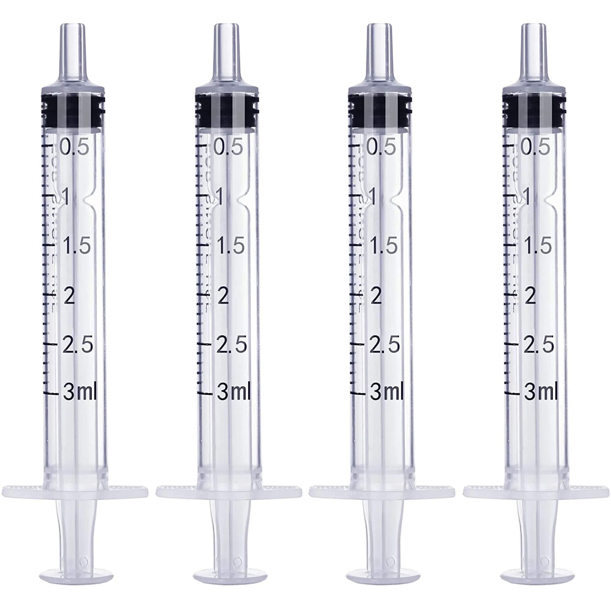 Ulove Prs 3ml Plastic Sterile Syringes (20 Count, 3ml) | Individually Wrapped for Labs & Dispensing - main product image