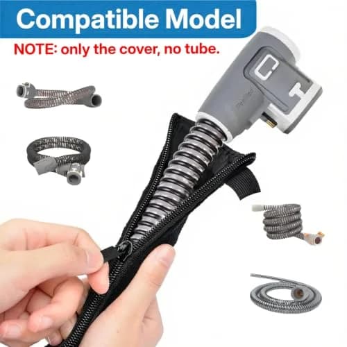 Generturbo 6.4ft Heated CPAP Hose Cover for ResMed AirSense 10/11 | Cat-Proof, Prevents Condensation, Machine Washable thumbnail 2