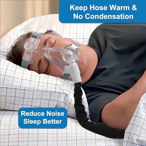 Generturbo 6.4ft Heated CPAP Hose Cover for ResMed AirSense 10/11 | Cat-Proof, Prevents Condensation, Machine Washable thumbnail 3