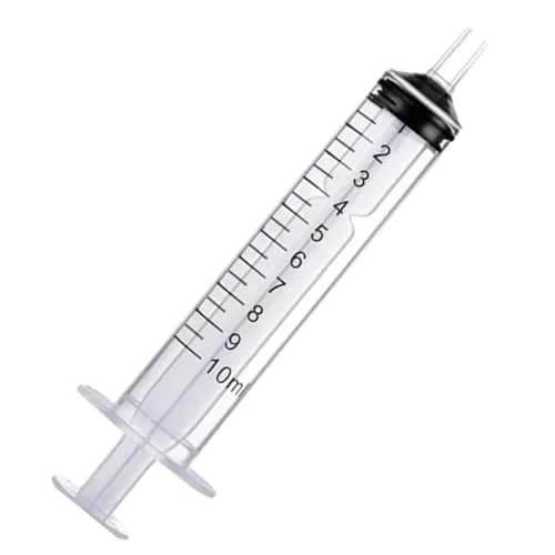 Ulove Prs 10ml Plastic Sterile Syringes (20 Count, 10ml) | Individually Wrapped for Labs & Dispensing thumbnail 1