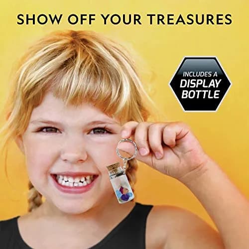 Blue Marble National Geographic Semi-Precious Gemstone Dig Kit for Kids - 15 Real Gems, 0.46 kg (0.95 lb) | STEM Rock Collection Activity thumbnail 4