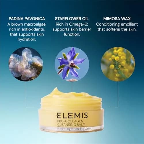 ELEMIS Pro-Collagen Cleansing Balm 100g | 3-in-1 Hydrating Facial Cleanser for All Skin Types thumbnail 5