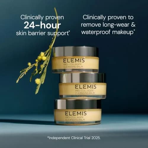 ELEMIS Pro-Collagen Cleansing Balm 100g | 3-in-1 Hydrating Facial Cleanser for All Skin Types thumbnail 3