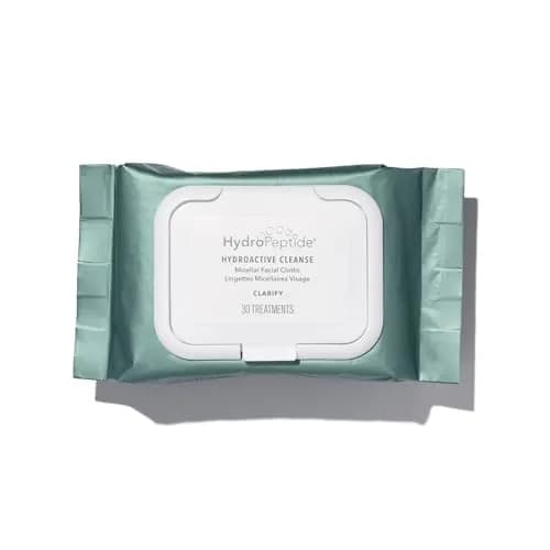 HydroPeptide HydroActive Micellar Cleansing Cloths, Makeup Remover (150 Ct) | Hydrates & Cleanses Skin, Supports Cellular Health thumbnail 1