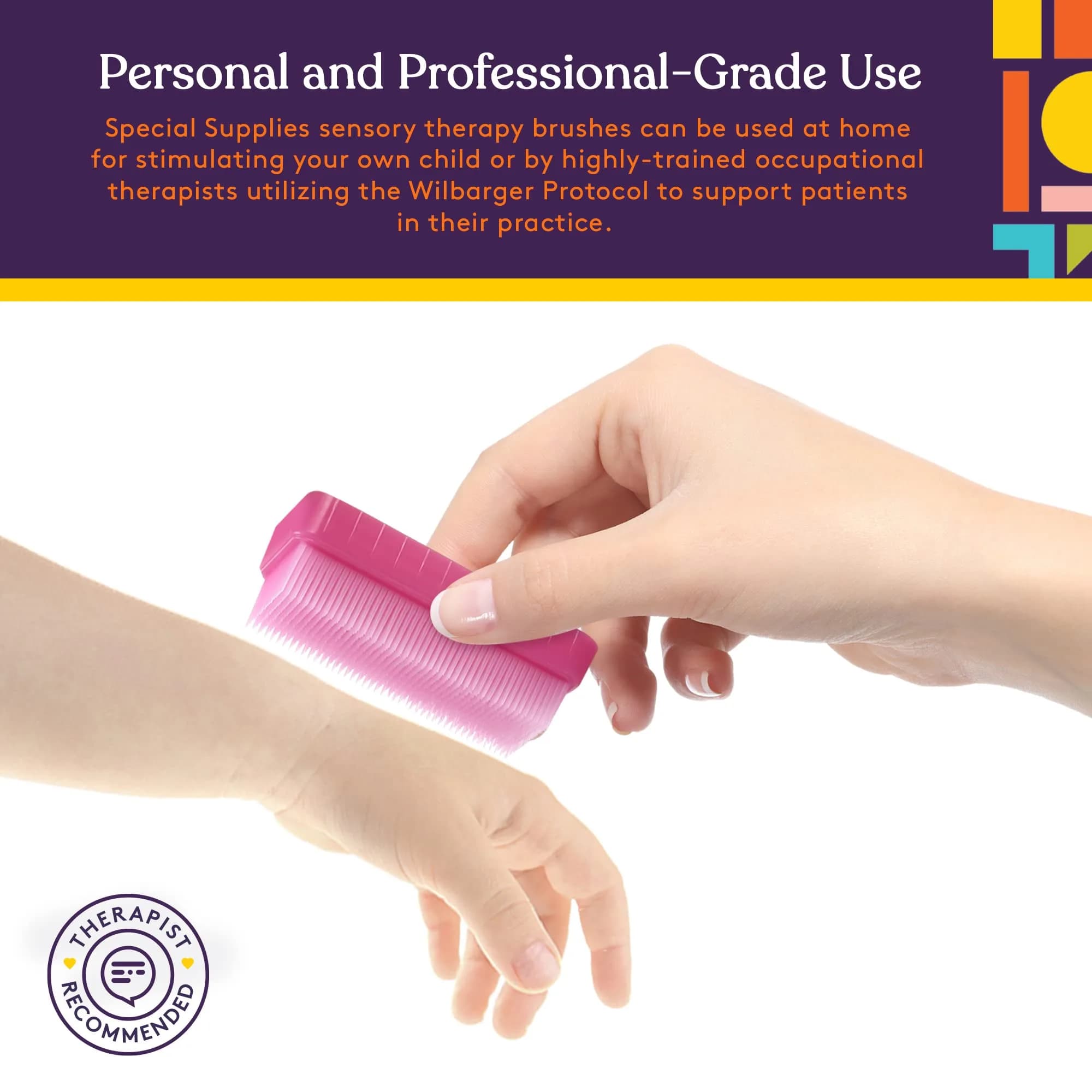 Special Supplies Sensory Therapy Brush 6-Pack | Calming Deep Pressure Stimulation for Kids & Adults - view 6