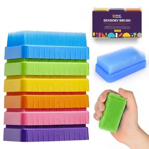 Special Supplies Sensory Therapy Brush 6-Pack | Calming Deep Pressure Stimulation for Kids & Adults thumbnail 1
