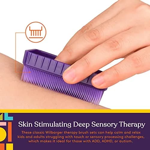Special Supplies Sensory Therapy Brush 6-Pack | Calming Deep Pressure Stimulation for Kids & Adults thumbnail 2